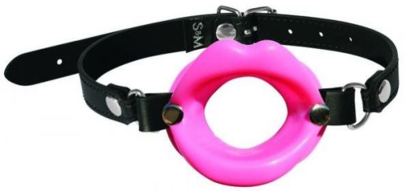 Sex and Mischief Silicone Lips Pink Mouth Gag Sex and Mischief Silicone Lips Pink Mouth Gag
